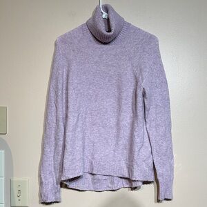 J. Crew Lavender Turtleneck Sweater